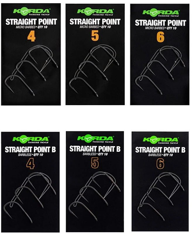 Korda Straight Point Hooks
